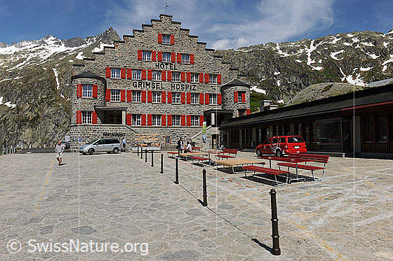 Foto: Grimsel Hospiz, unmittelbar nach Renovation.