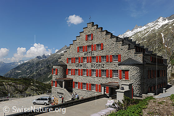 Foto: Grimsel Hospiz, unmittelbar nach Renovation.