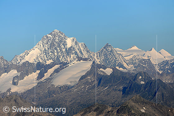 Foto: Finsteraarhorn vom Gross Muttenhorn.