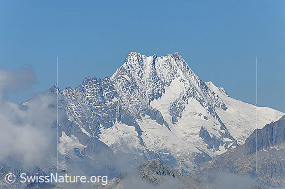 Foto: Lauteraarhorn und Schreckhorn
Gletscher: Lauteraargletscher