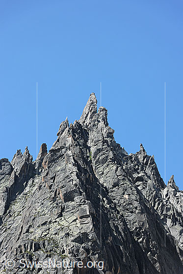 Foto: Gross Furkahorn
Felsspitzen, Felstürme und Felswände des Gross Furkahorns.