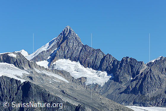 Foto: Finsteraarhorn vom Breithorn (Binntal)