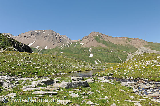 Foto: Bättlhorn und Saflischhorli (Saflischtal).