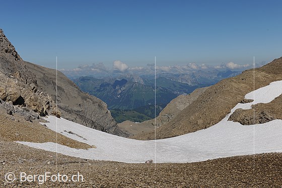 Foto: Blick vom Schnidejoch Richtung Norden.