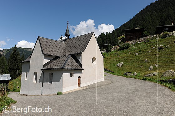 Foto: Wahlfahrtskapelle Heiligkreuz (Binntal).