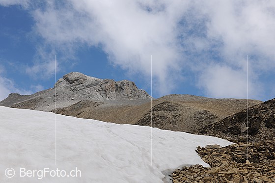 Foto: Schnidehorn (Vorgipfel) aus der Region Schnidejoch.