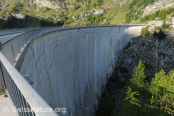 Foto: Staumauer Lac de Tseuzier.