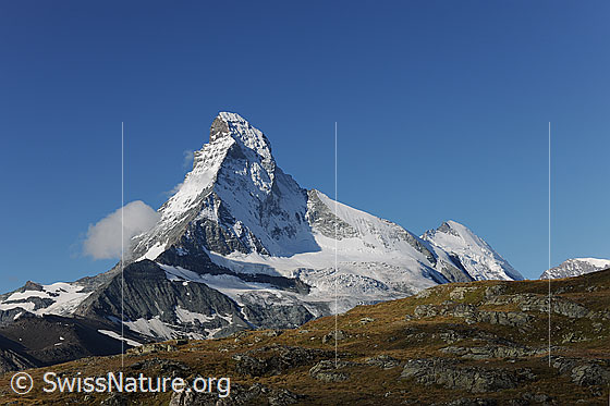 Foto: Matterhorn und Dent d