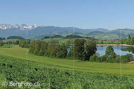 Foto: Gerzensee und Gantrisch.