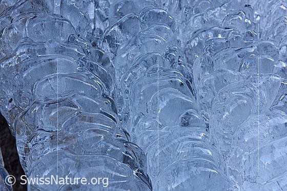 Foto: Interessant geformtes Eis.