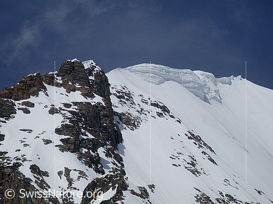 Foto: Wächten am SW-Grat des Mönch.