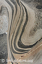 C141323: Geschwungene Formen im Gletscherschliff