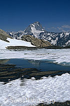 DIA95279: Bergsee und Bietschhorn