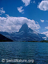 DIA98191: Matterhorn mit Stellisee