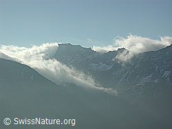 DSCN1385: Wolkenstimmung um das Rothorn, Binntal