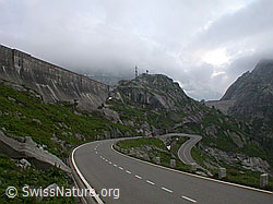 ESCN1920: Staumauer, Grimsel-Hospitz und Passstrasse