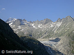Foto: Rhonegletscher, Galenstock, Sidelenhorn, Furkahorn