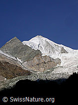 Foto: Weisshorn und Bisgletscher