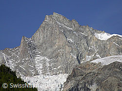 Foto: Zinalrothorn und Hohlichtgletscher
