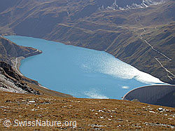 F007177: Lac de Moiry von NE (Corne de Sorebois)