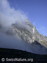 F007224: Morgen mit Restwolken an Gipfel