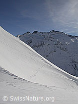 F009059: Schneeverwehung am Gandhorn und Schinhörner