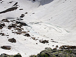 F010940: Zantmärjelesee mit Schnee und Eis bedeckt