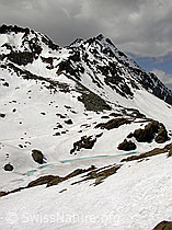 F010988: Eisbedeckter Züesee und Schwarzhorn