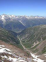 F012546: Turbhorn: Tiefblick ins Blinnental und Goms