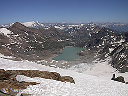 F012700: Ofenhorn: Tiefblick auf Lago del Sabbione