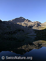 F013945: Spiegelung des Fanellhorn im Guraletschsee