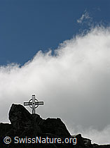 F023928: Kreuz auf Gipfel des Eggishorn