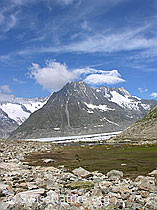 F023997: Ebene mit Geröll beim Märjelesee