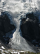 Foto: Hängegletscher an der Blüemlisalp