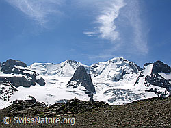 F024529: Blüemlisalp mit Schleierwolken