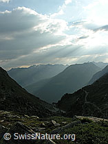 F025471: Morgenstimmung mit Streiflicht ins Binntal