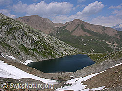 F025577: Blausee, Bättlihorn und Milihorn
