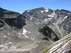 F025959: Wannigletscher: Gletschersee und Helsenhorn