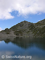 F026261: Risihorn, Wallis, mit Spiegelung im Lengsee
