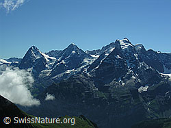 F026483: Am Hundshorn: Eiger, Mönch, Jungfrau