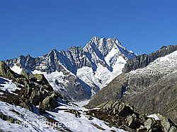 F030894: Sidelhorn: Hugihorn, Lauteraarhorn, Schreckhorn, Rothoren