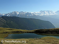 F031082: Lüsgersee und Berglandschaft
