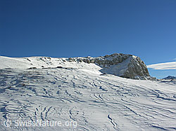 F032948: Schneeverfrachtungen in der Schrattenfluh