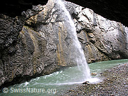 F035124: Wasserfall in Aareschlucht