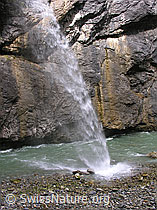 F035127: Aareschlucht: Wasserfall
