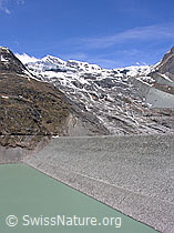 Foto: Naturdamm Stausee Mattmark
