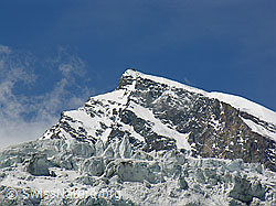 Foto: Allalinhorn und Allalingletscher