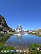 F036922: Matterhorn und Riffelsee