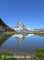 F036924: Matterhorn mit Spiegelbild