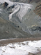 Foto: Unterer Theodulgletscher und Gornergletscher